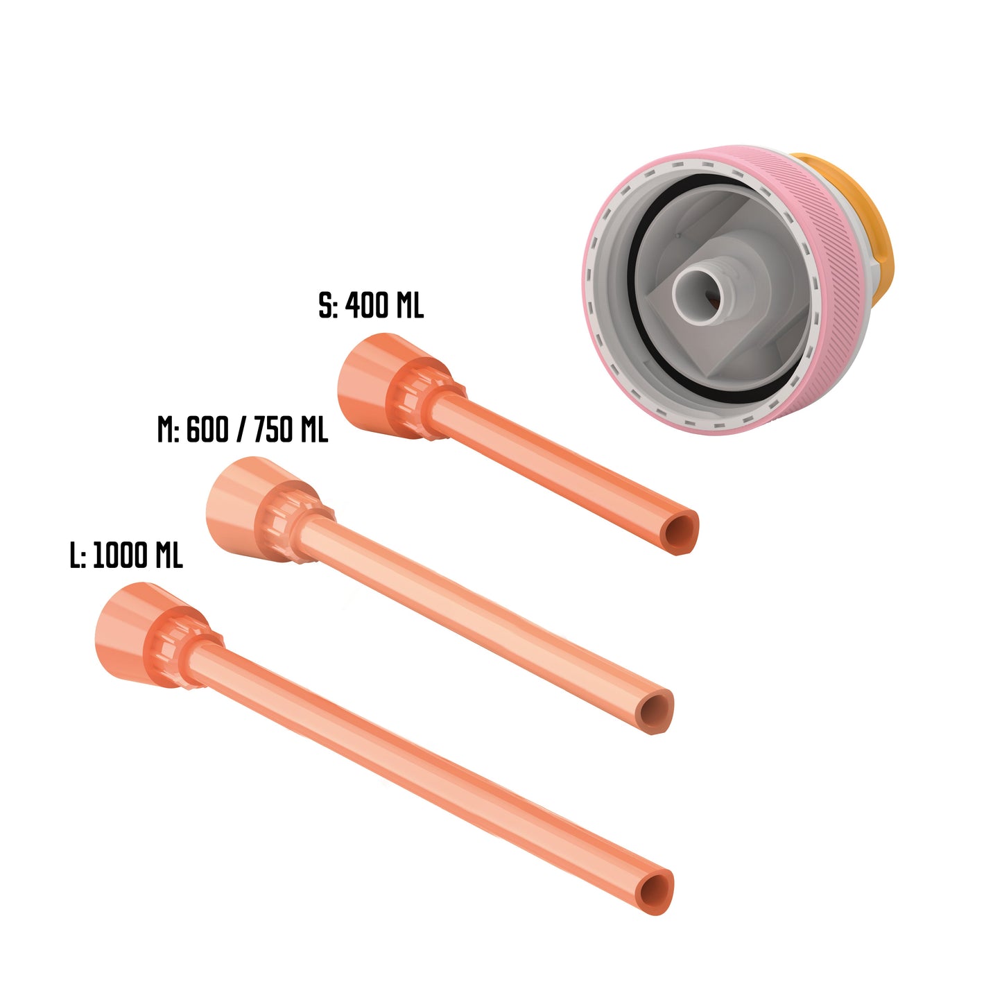 Straw set with lid