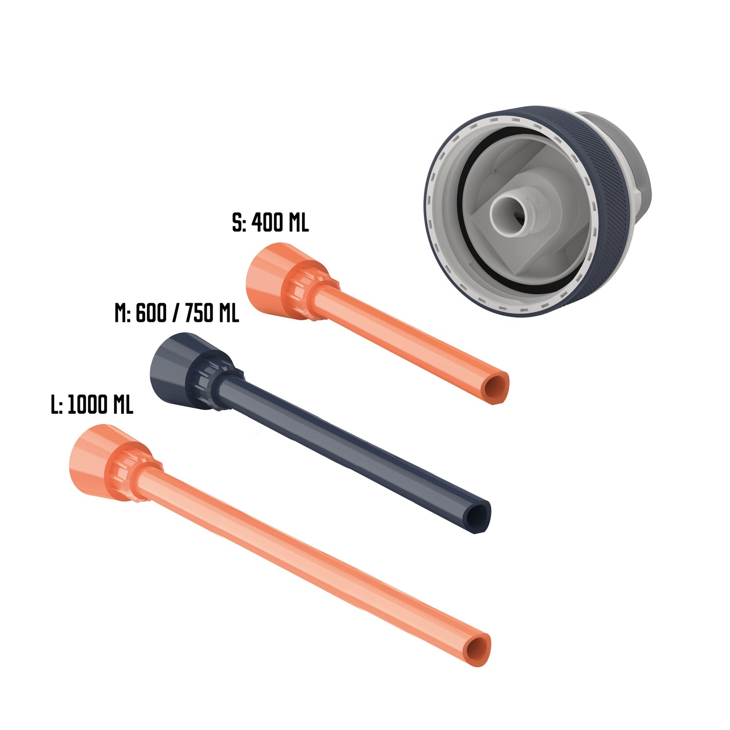 Straw set with lid