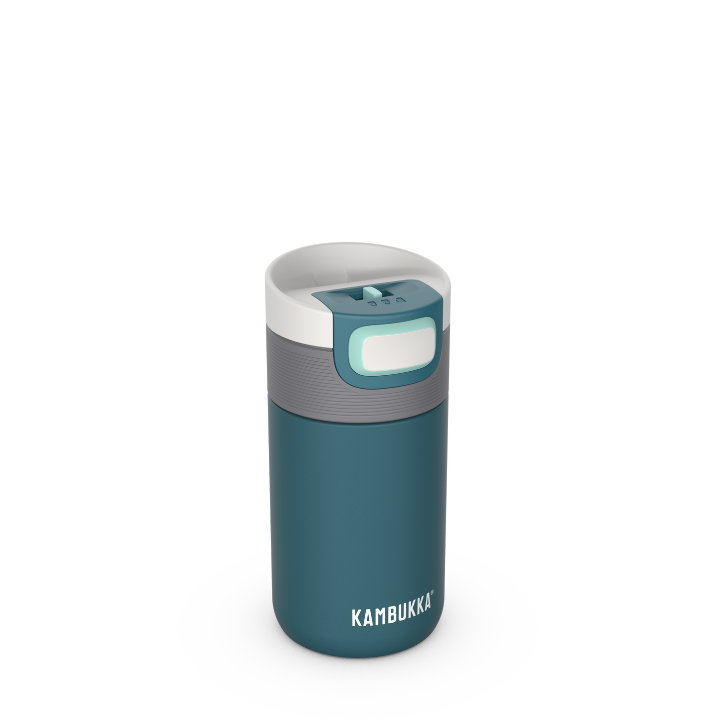 Front view of Etna 300ml Deep Teal Travel mug