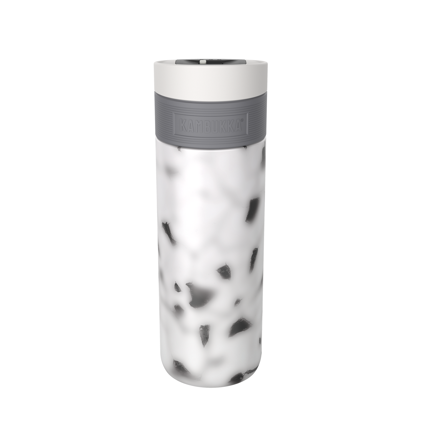 Rear view of Etna 500 ml Foggy Terrazzo travel mug