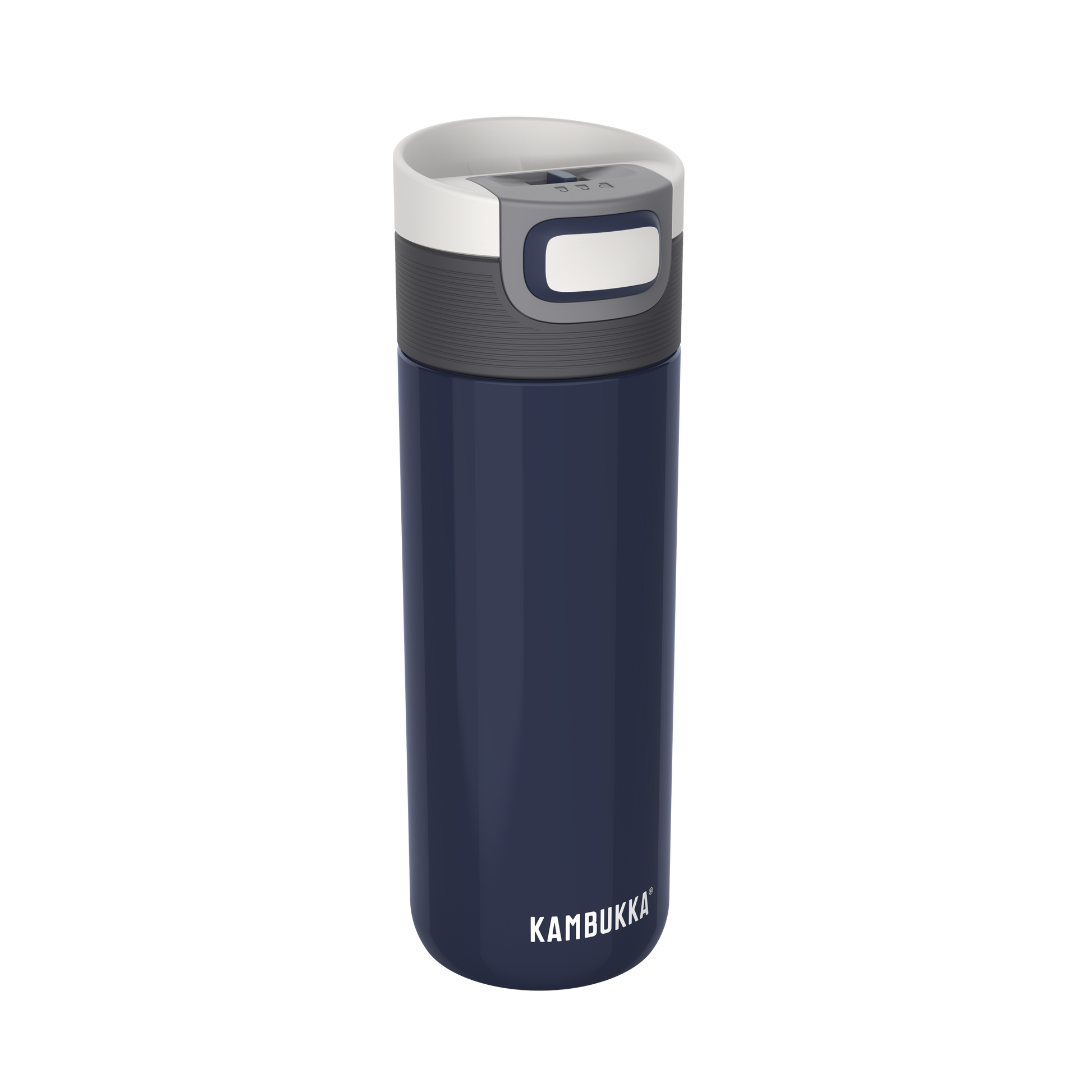 Front view of Etna 500 ml  Denim Blue Travel mug