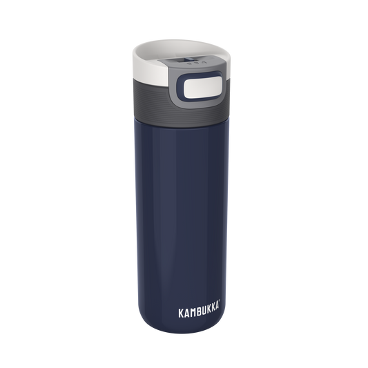 Front view of Etna 500 ml  Denim Blue Travel mug