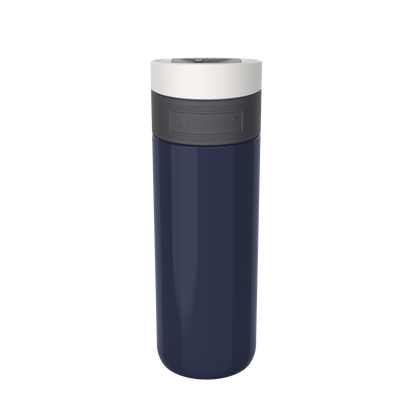 Rear view of Etna 500 ml  Denim Blue travel mug