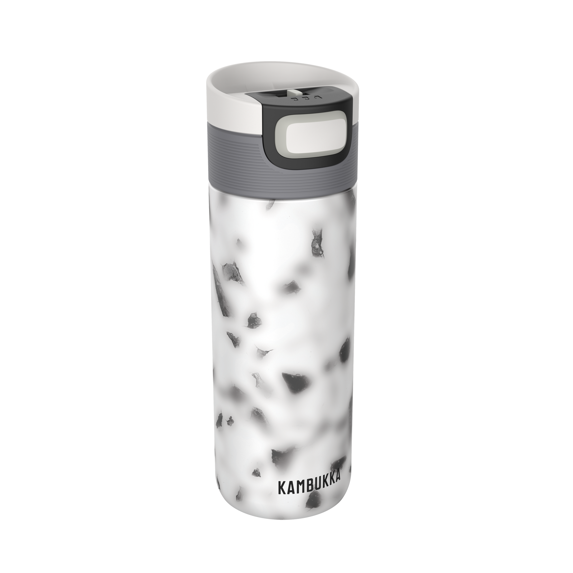 Front view of Etna 500 ml  Foggy Terrazzo Travel mug