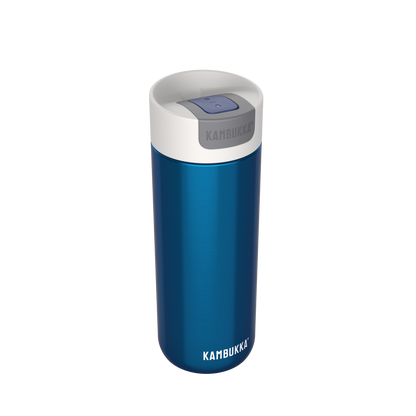 Front view of Olympus 500 ml  Blue Moon Travel mug