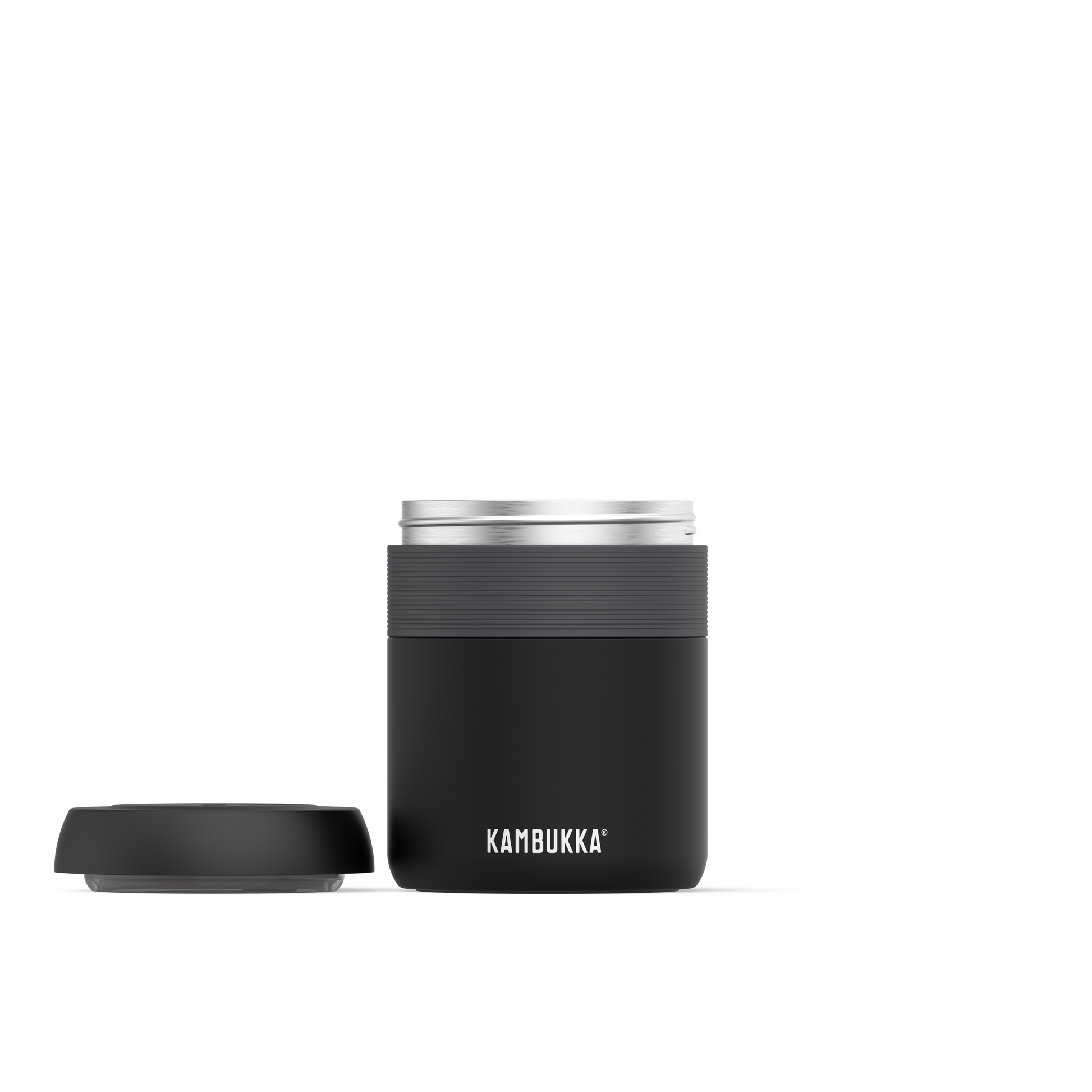 Kambukka Luncbox Bora 600 ml Matte Black without lid