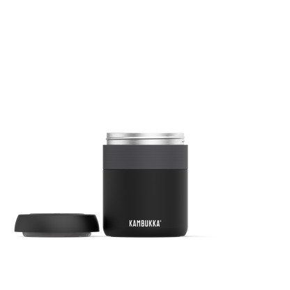 Kambukka Luncbox Bora 600 ml Matte Black without lid